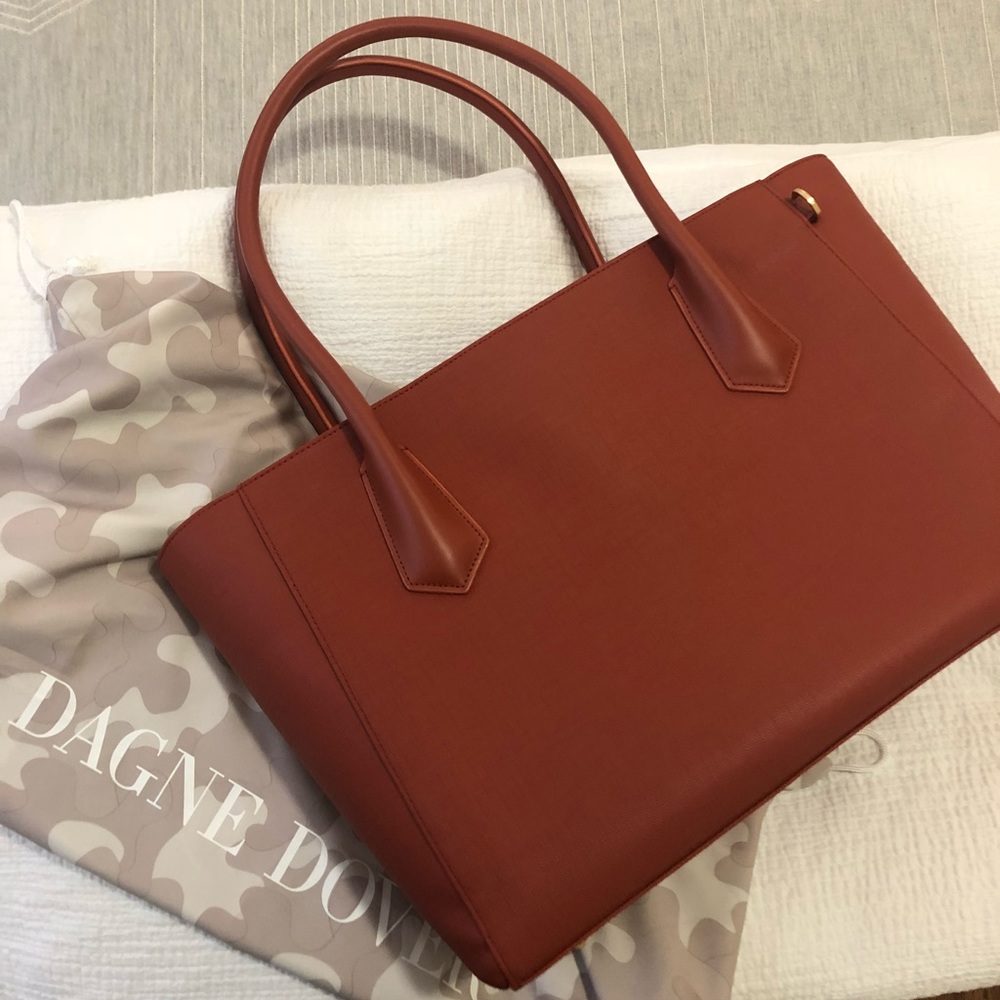 Dagne Dover Legend Tote in Sienna limited edition color